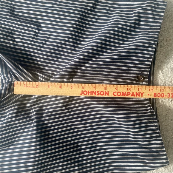 Charter Club Ankle Pants ~Black & Tan Stripped ~Size 10 ~High Waisted ~Classic - Picture 7 of 12